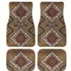 Vintage Bohemian Style Car Floor Mat
